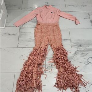 Mrs. Mamma Bear Going Somewhere Jumpsuit in Pink